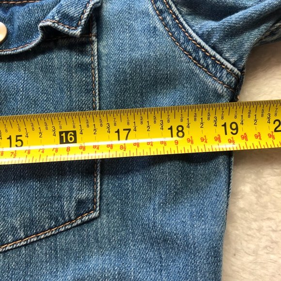 NEON Blonde Cotton Utility Boiler Denim Jumpsuit Size Medium - Picture 11 of 16